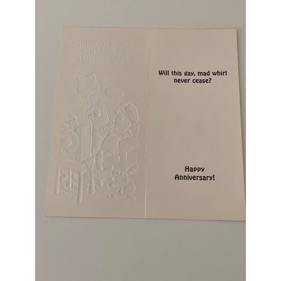 Hallmark Contemporary Greeting Cards Wedding Anniversary Lot of 8 VTG NOS - Picture 3 of 10